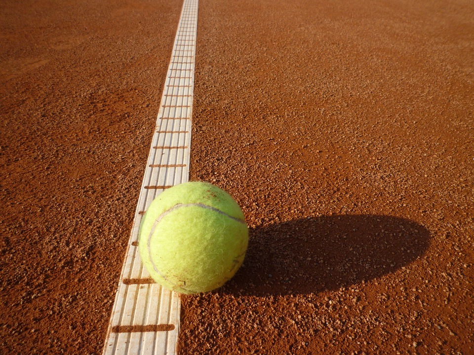 tennis, tennis court, yellow
