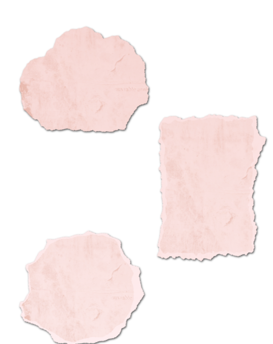 pink, torn, paper