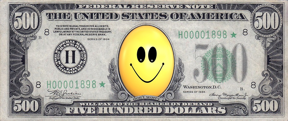 dollar, money, smile
