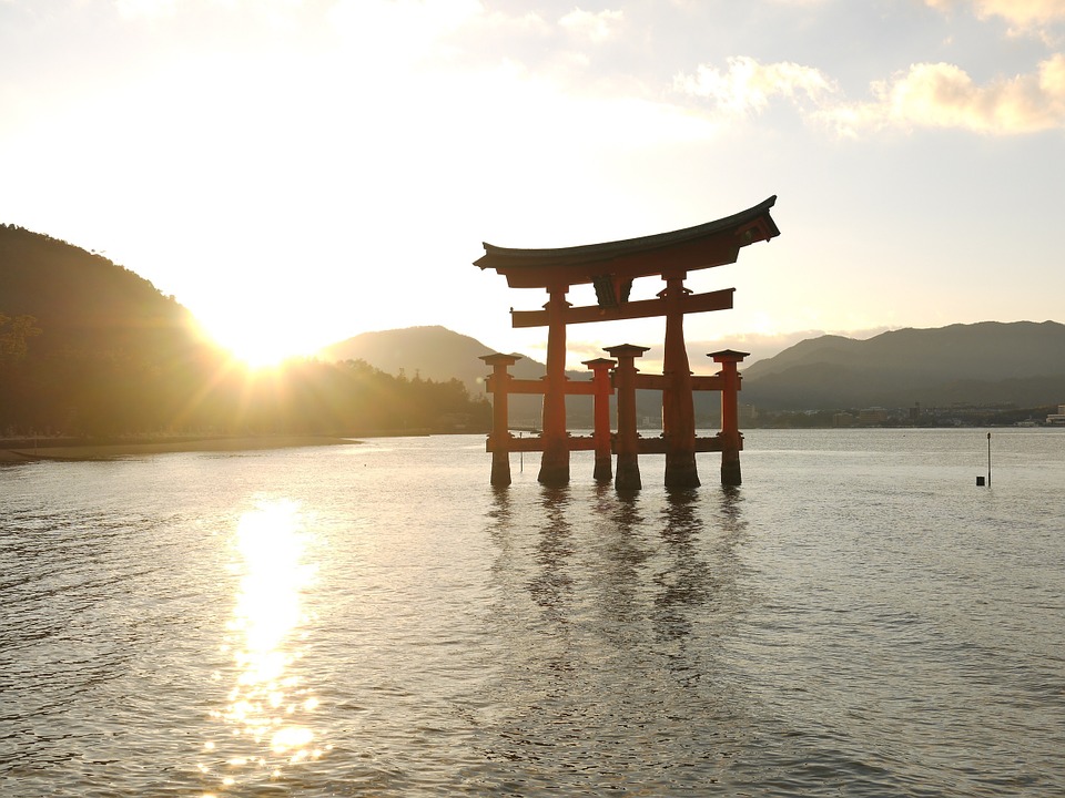 building, torii, traditional