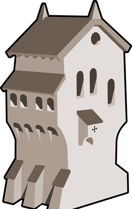 castle, medieval, tower architecture