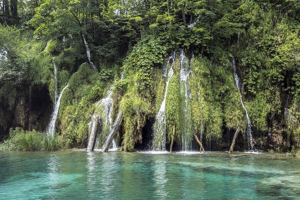croatia, waterfall, water