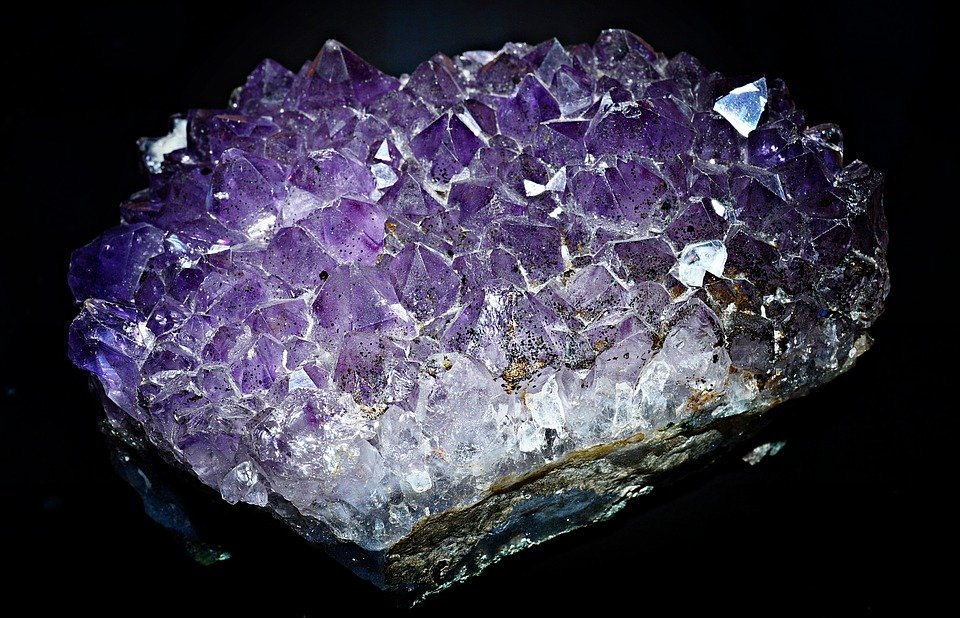 mineral, stone, amethyst