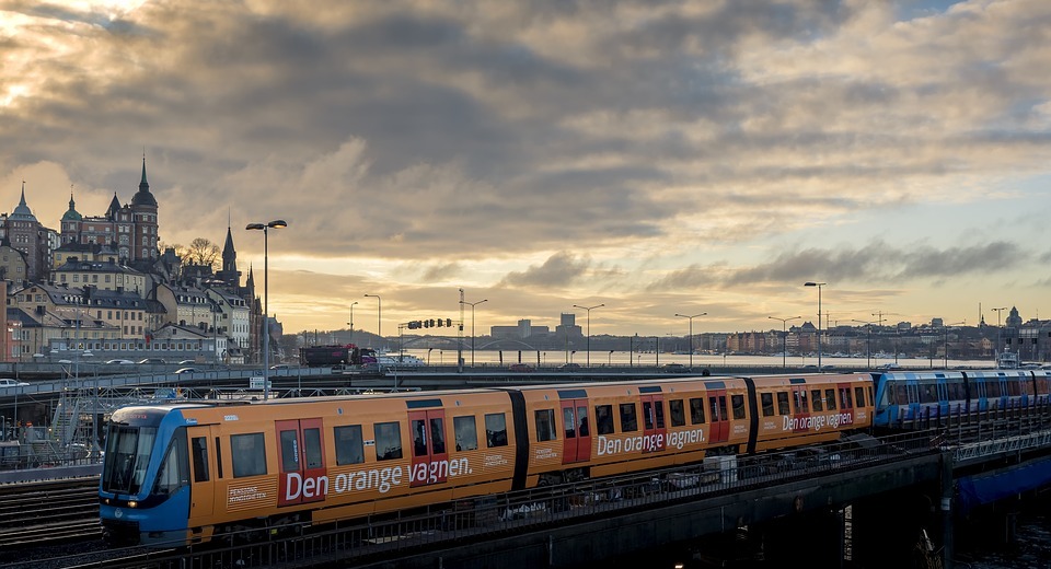 train, stockholm, railway