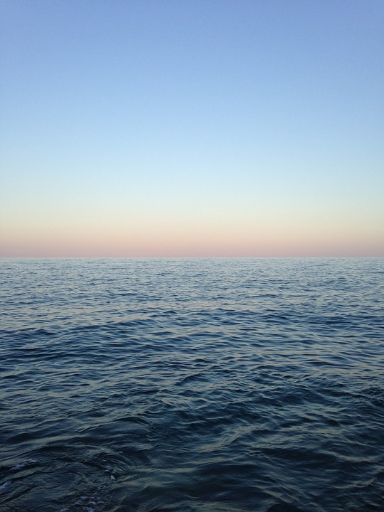 water, horizon, ocean