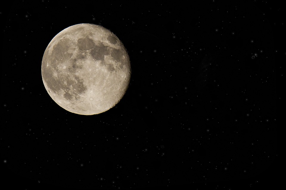 moons, full moon, night sky