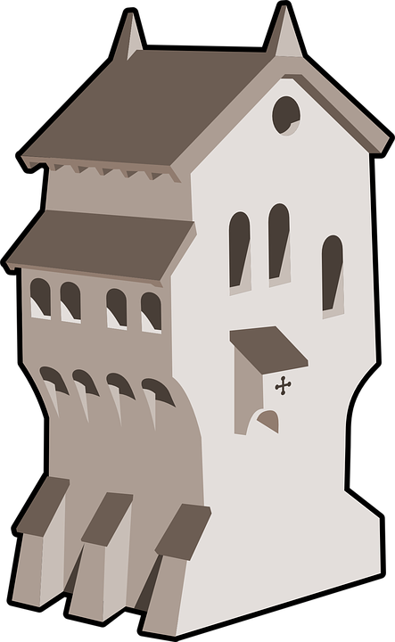 castle, medieval, tower architecture