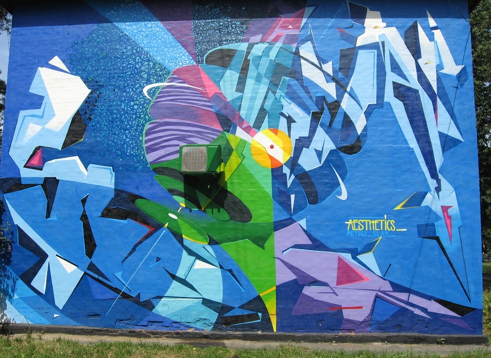 graffiti, vyksa, street art