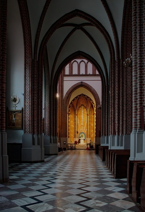 church, the interior of the, gothic