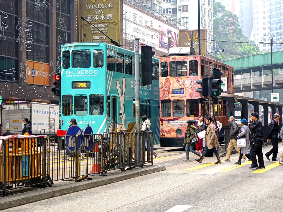 hongkong, ting ting car, tram