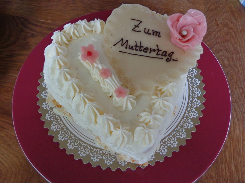 mother's day, cake, marzipan