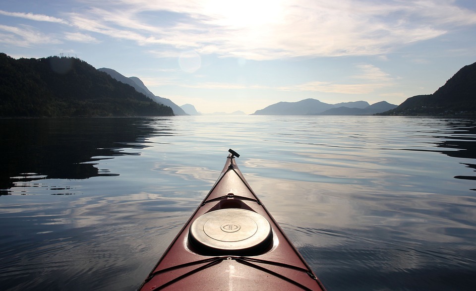 kayak, nature, water
