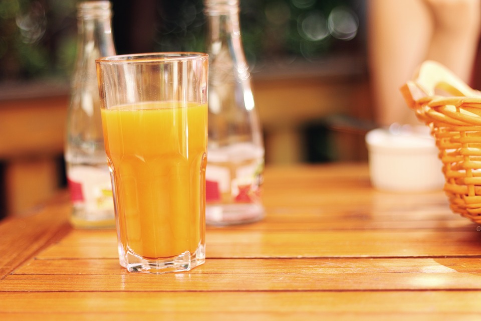 juice, orange, restaurant
