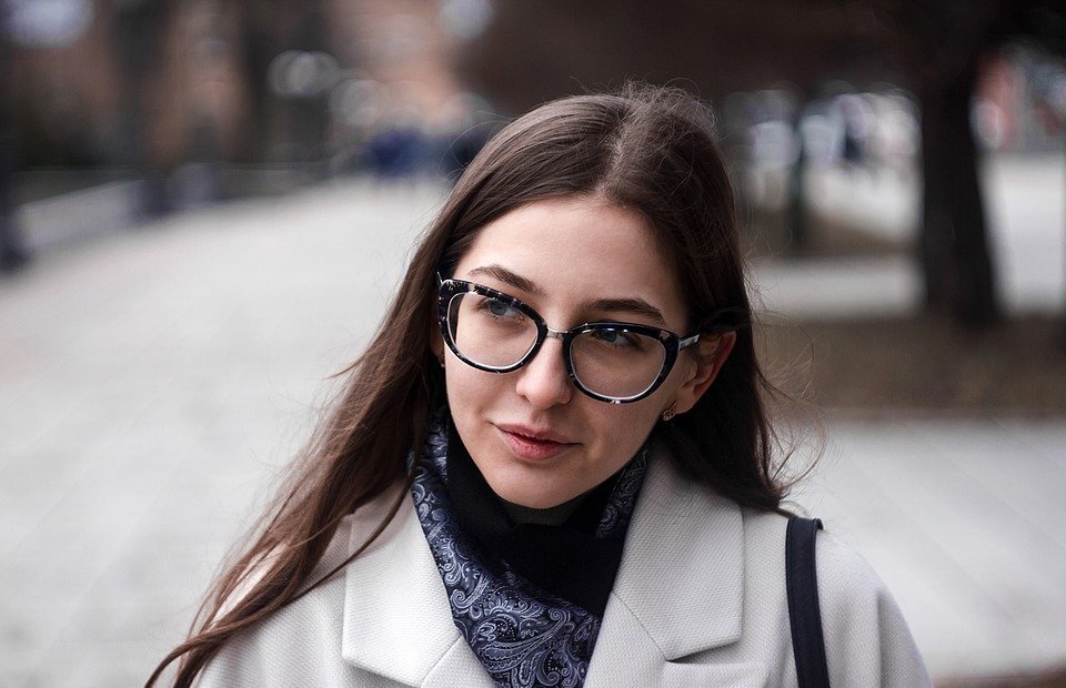 woman, fashion, glasses