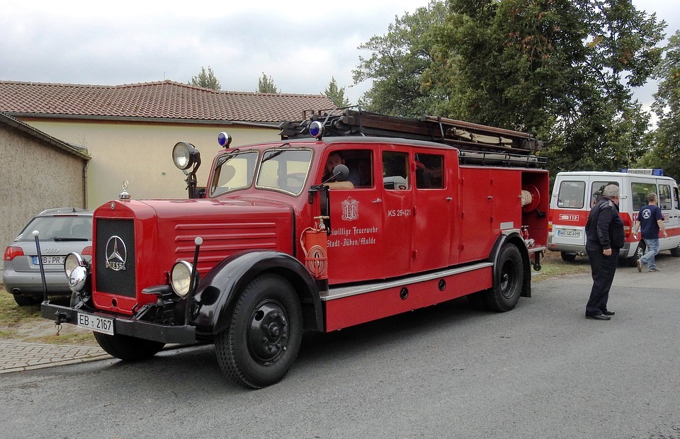 fire truck, fire, historically