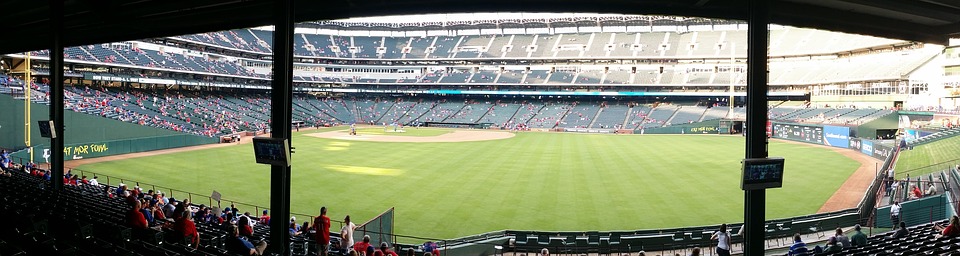 baseball, stadium, panorama
