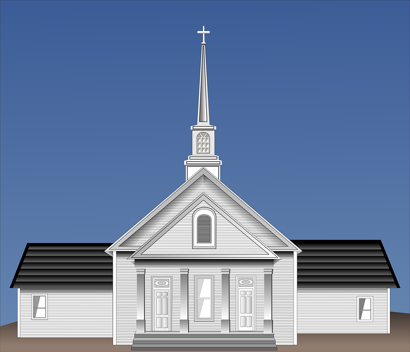 church, building, architecture