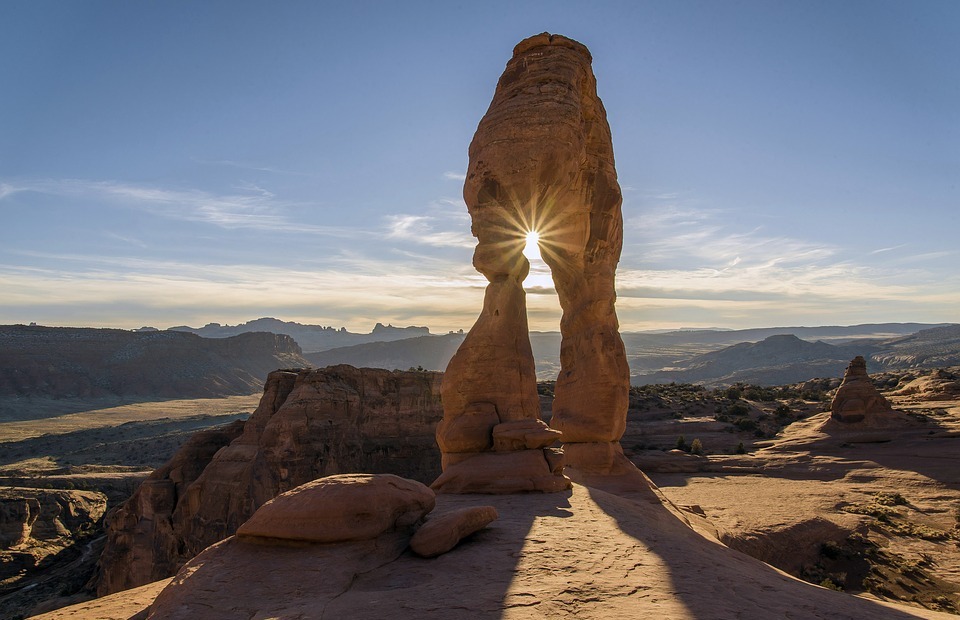 arid, delicate arch, arches national park