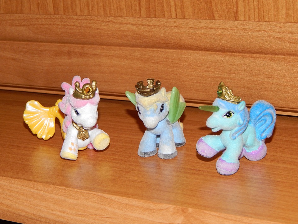 ponies, unicorn, toys