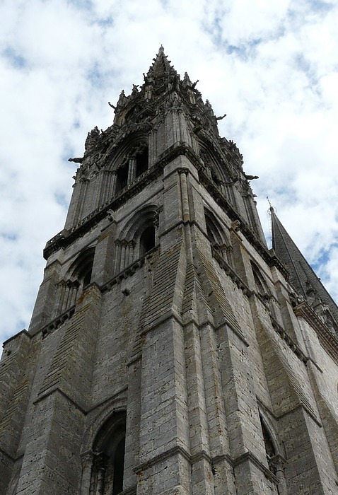 chartres, building, gothic