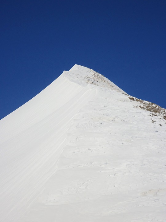 alps, snow, summit
