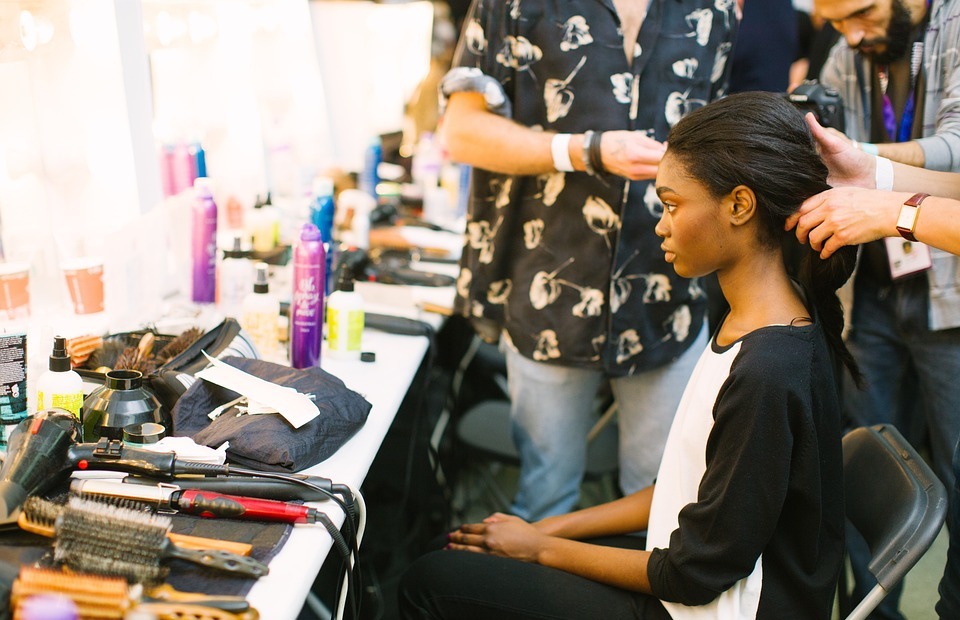 salon, beauty salon, girl