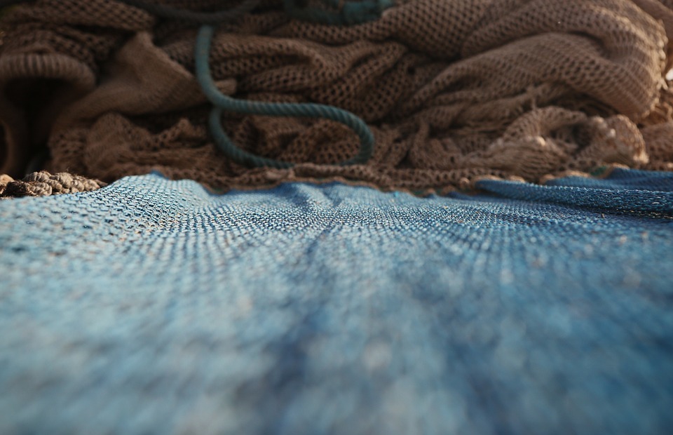 fishing net, mesh, close-up