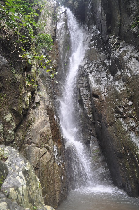 waterfall, nature, bali
