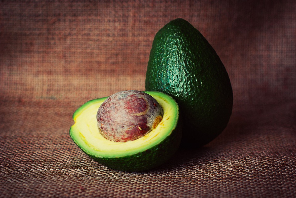 avocado, vegetable, cut