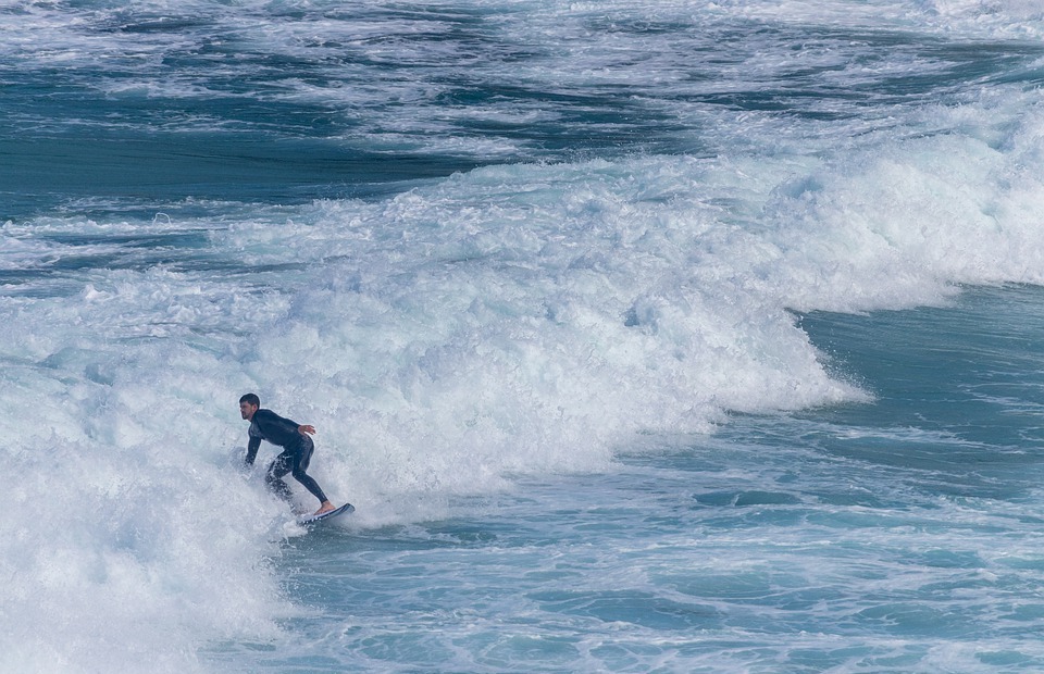 surfing, waves, sport