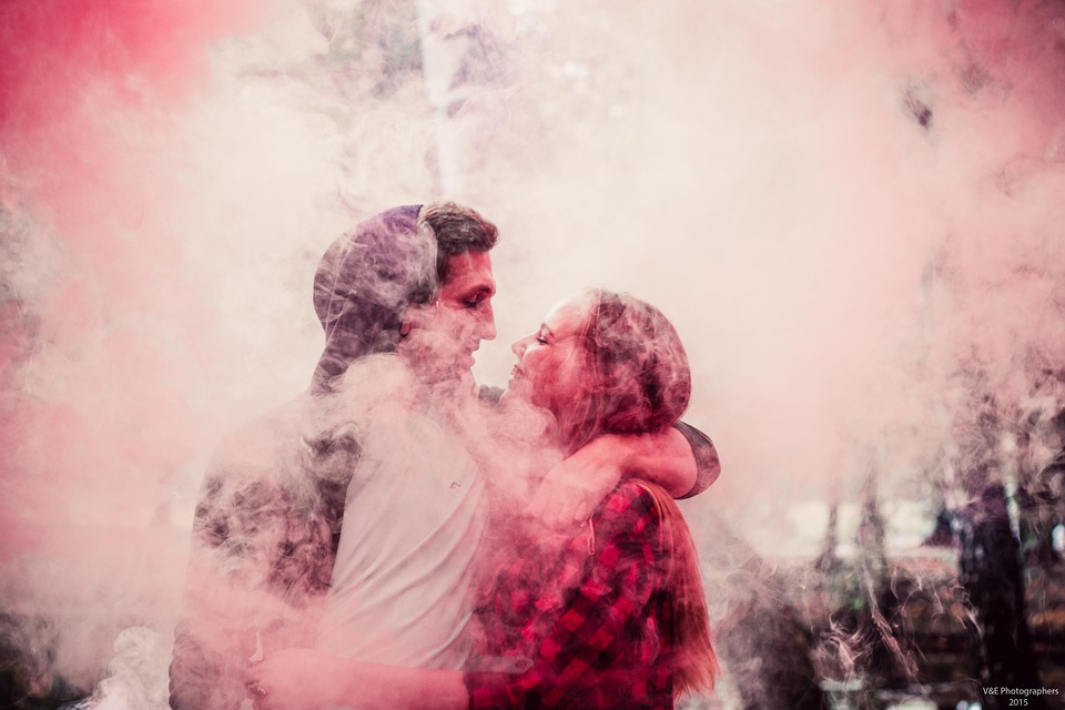 love, fog, couple