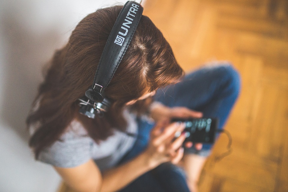 music, headphones, listening