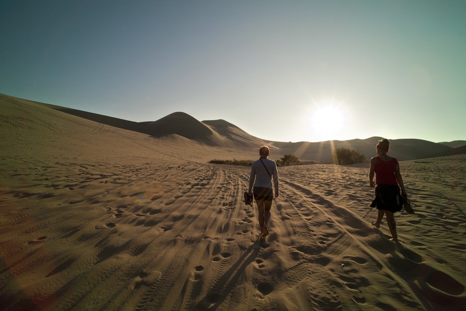 desert, sand, dunes