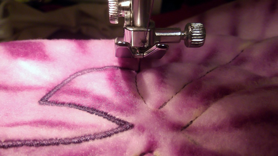 sewing, thread, needle