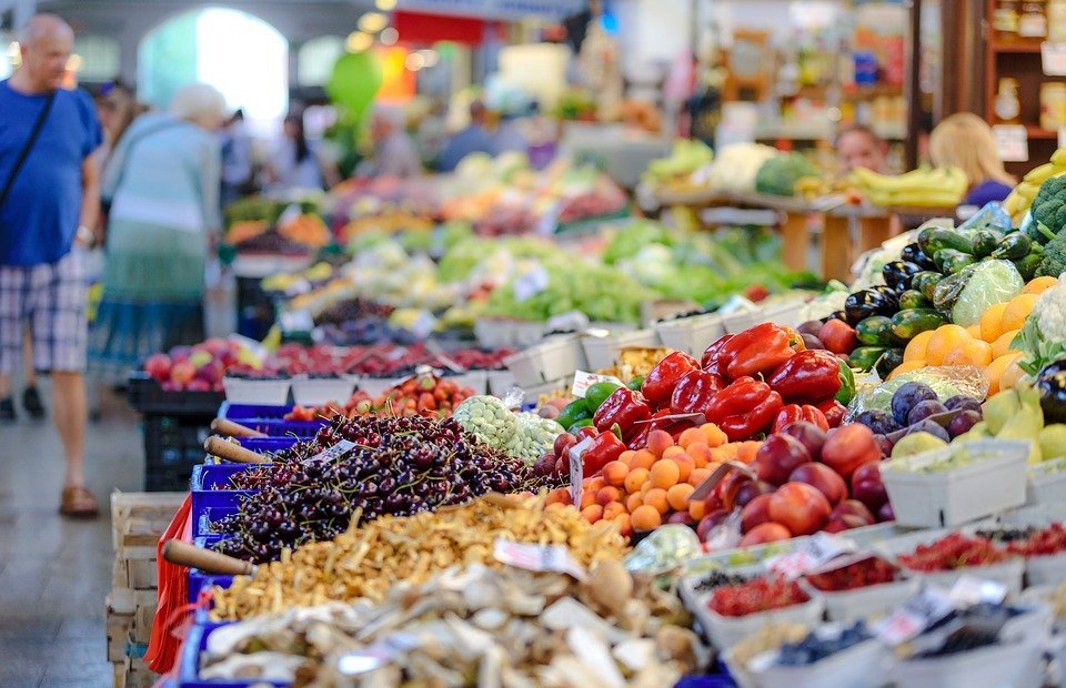 the market, fresh, groceries