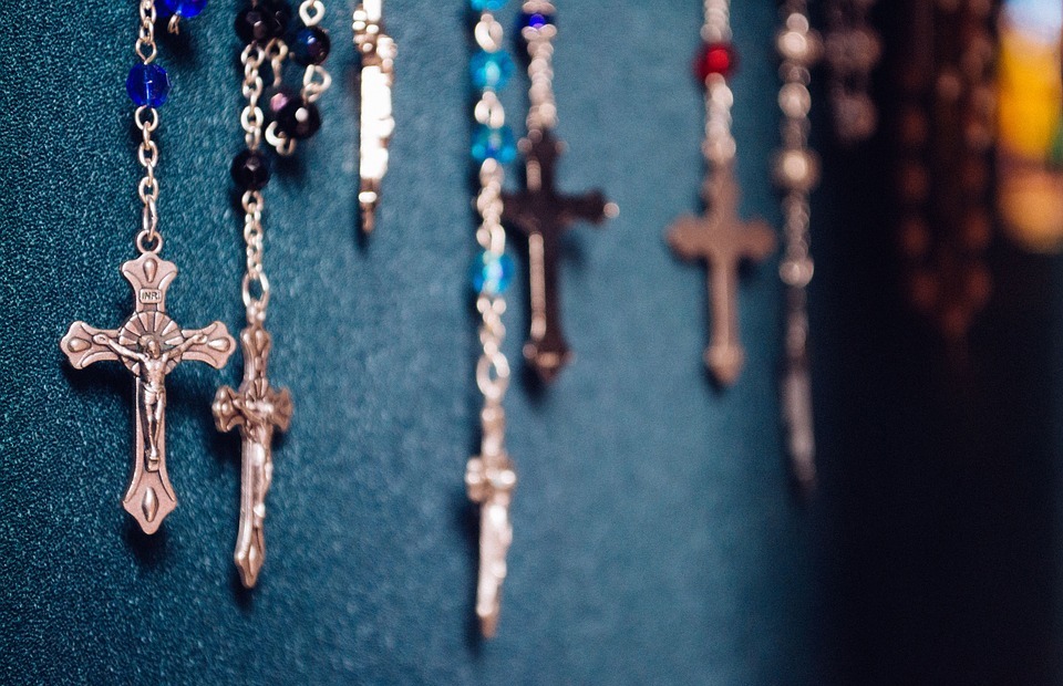 wall, rosary, prayer