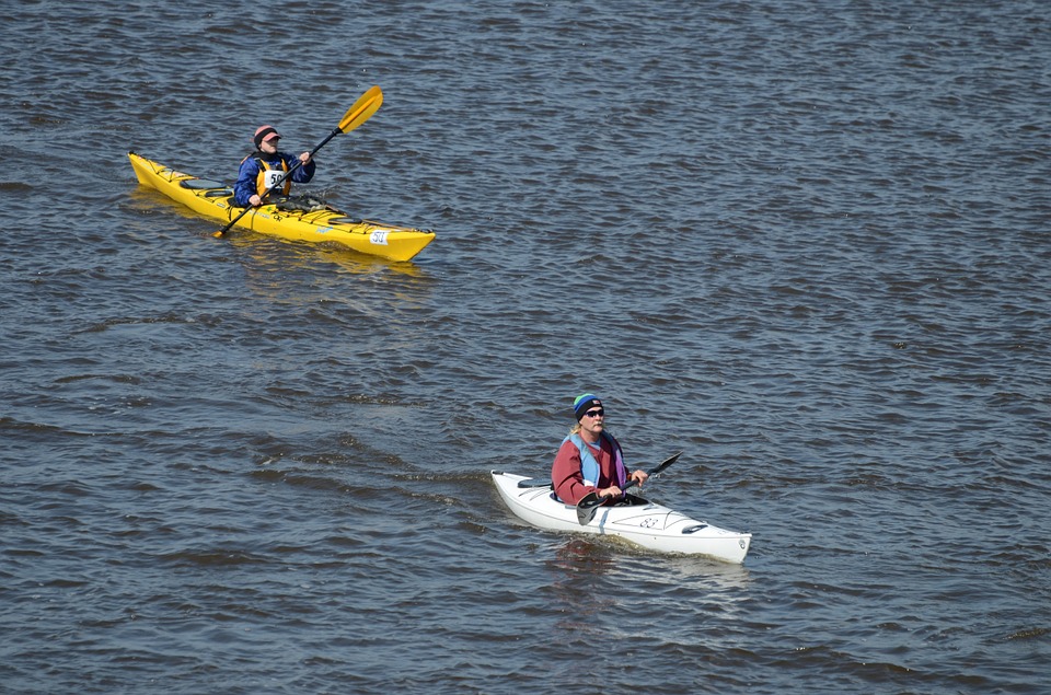 kayak, rafting, canoe