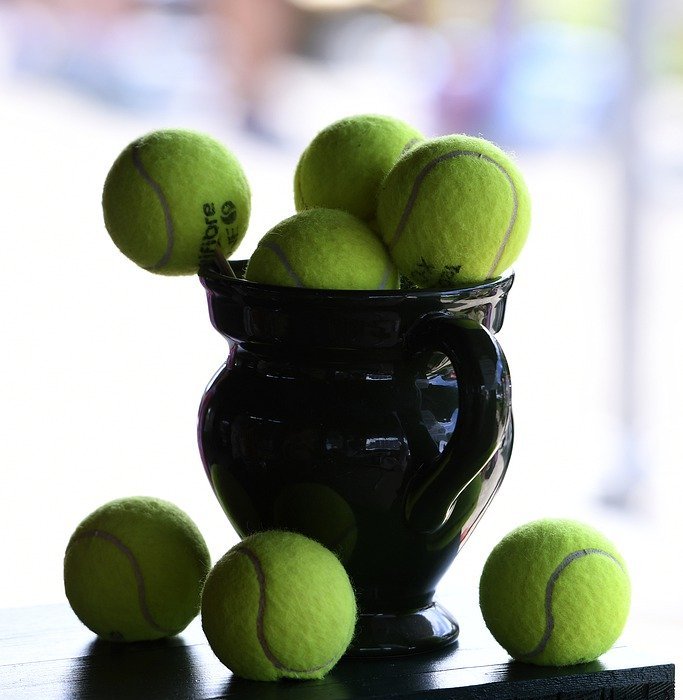 tennis ball, tennis, arrangement