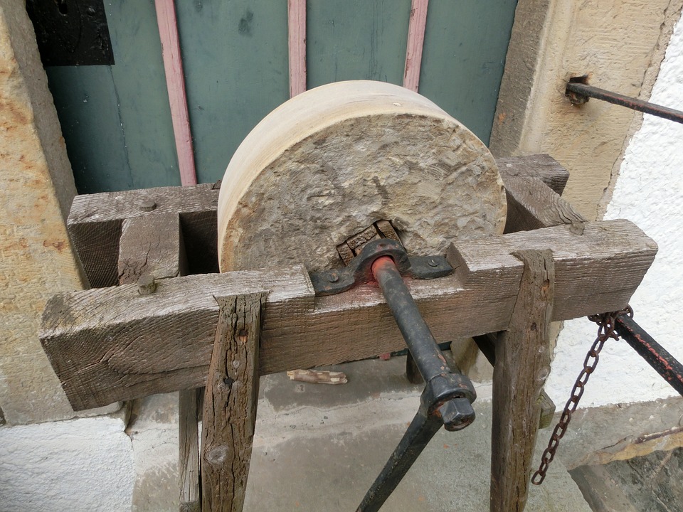 middle ages, grinding stone, tool