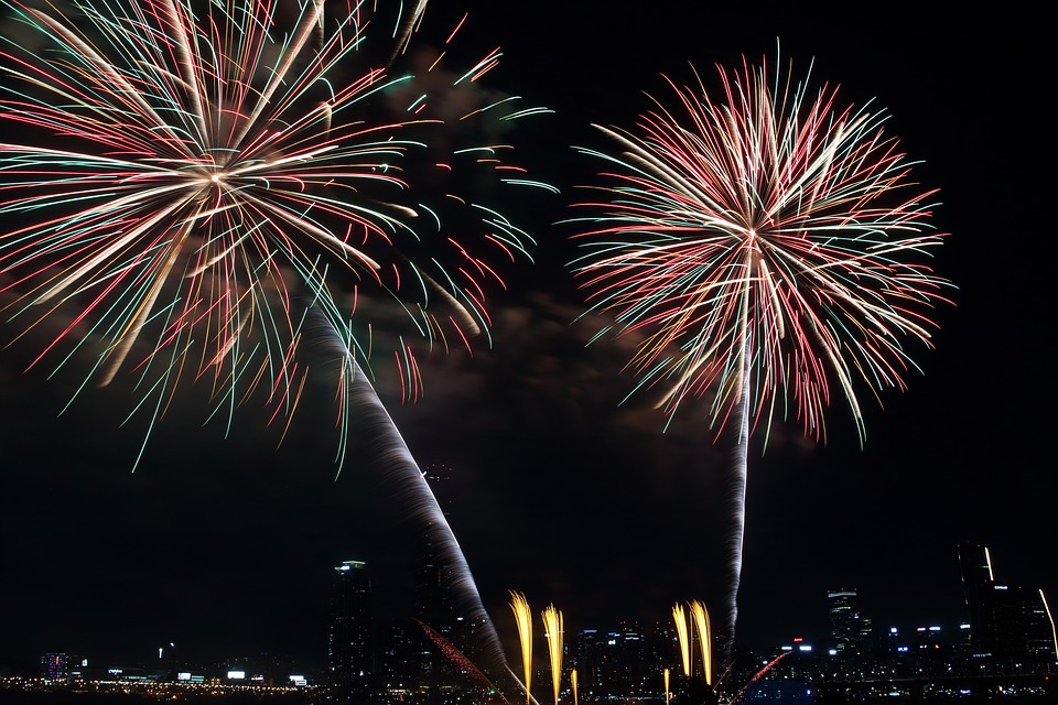 seoul international fireworks festival, the night sky, yeouido