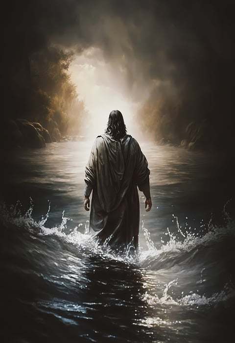 jesus, walking on water, christianity