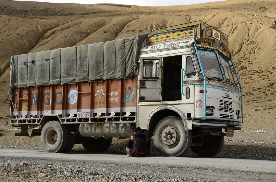 truck, india, vehicle