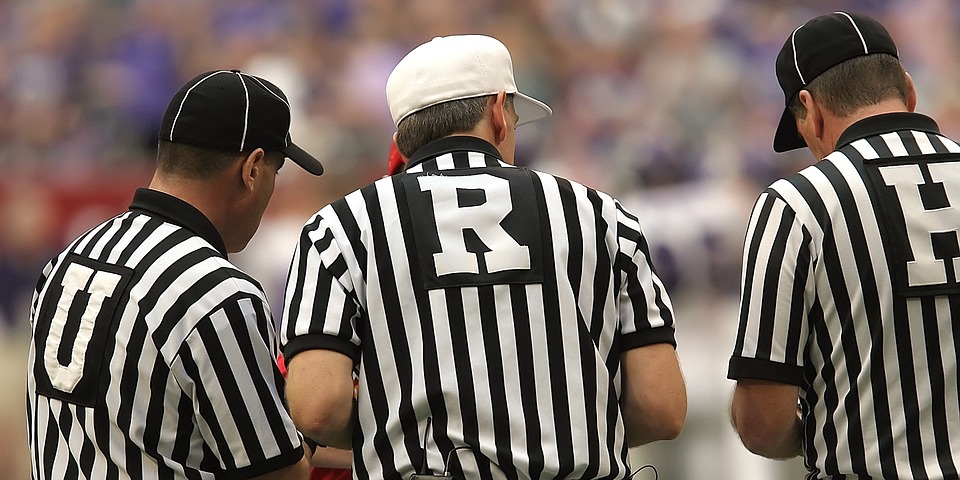american football referees, american football, football referees