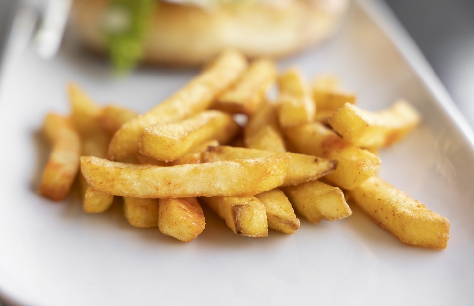 potato fries, food, dish