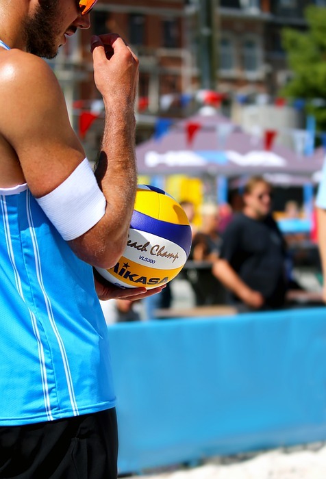 beach volleyball, sport, player