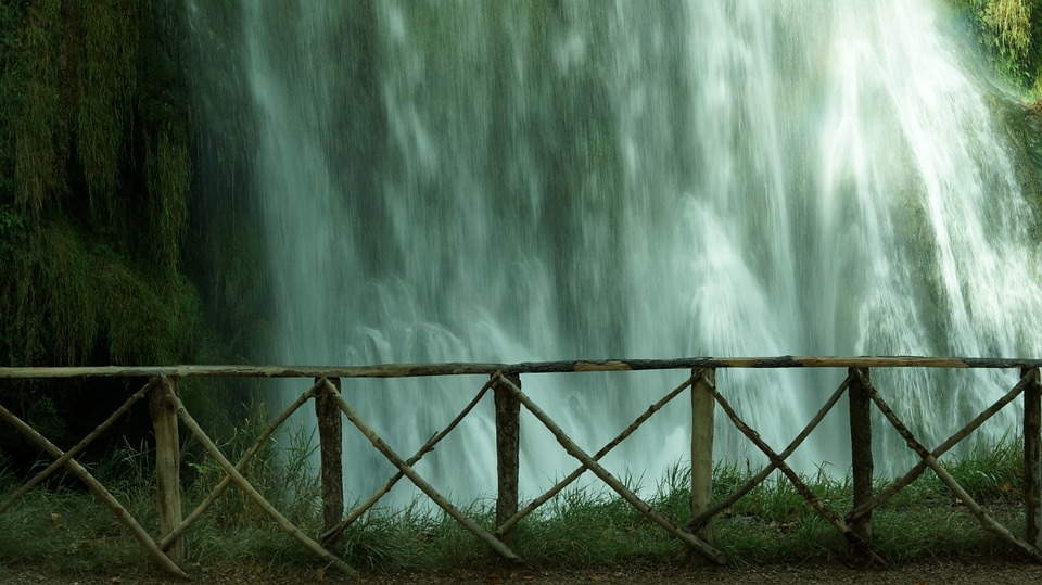 water, waterfall, river