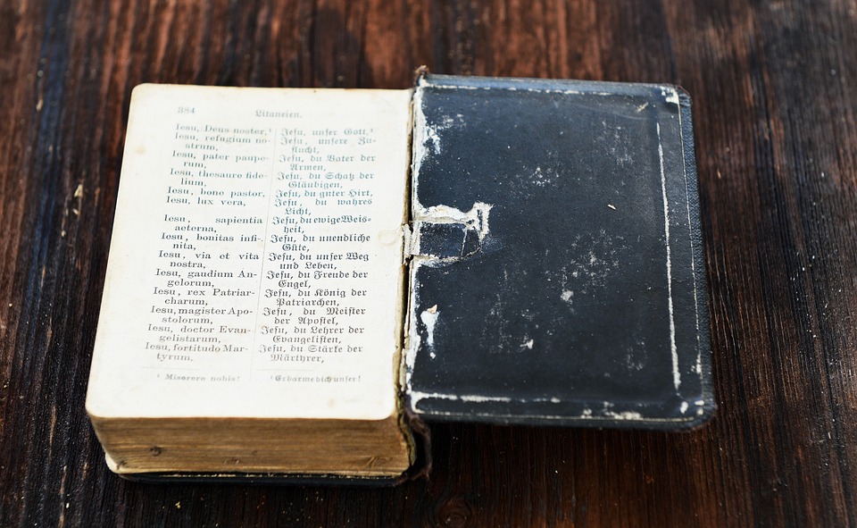book, prayer book, old