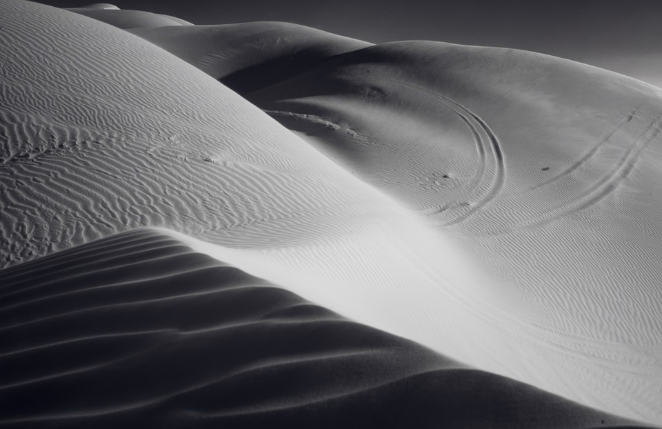 dunes, desert, sand