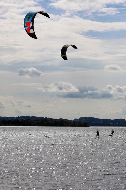 kite surfing, surf, kitesurfing