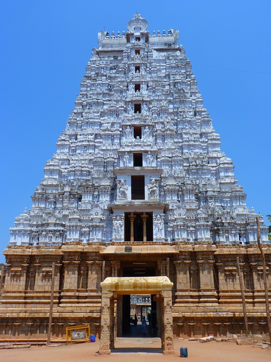 temple, large, tiruchirapalli